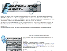 Tablet Screenshot of phantasystardynasty.com